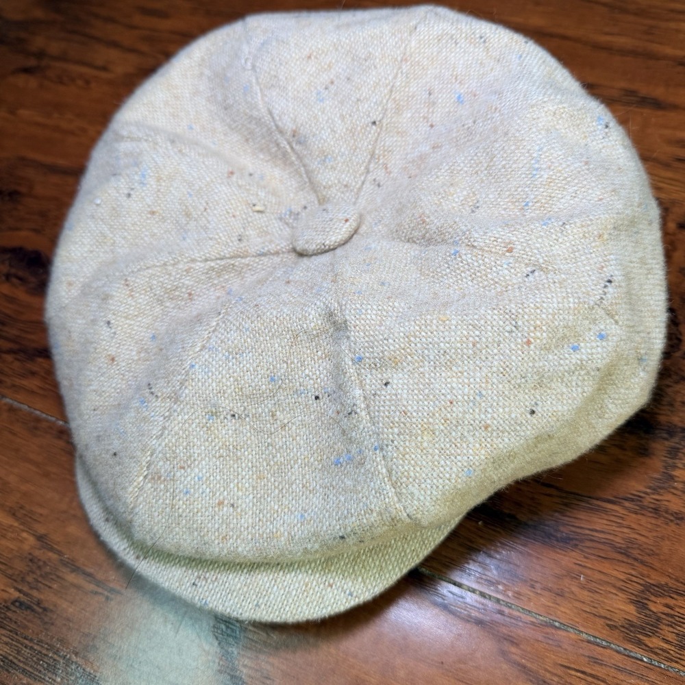 JANGOUL Herringbone Flat Ivy Newsboy Cap for Men Boston Irish Hat Classic Wool B